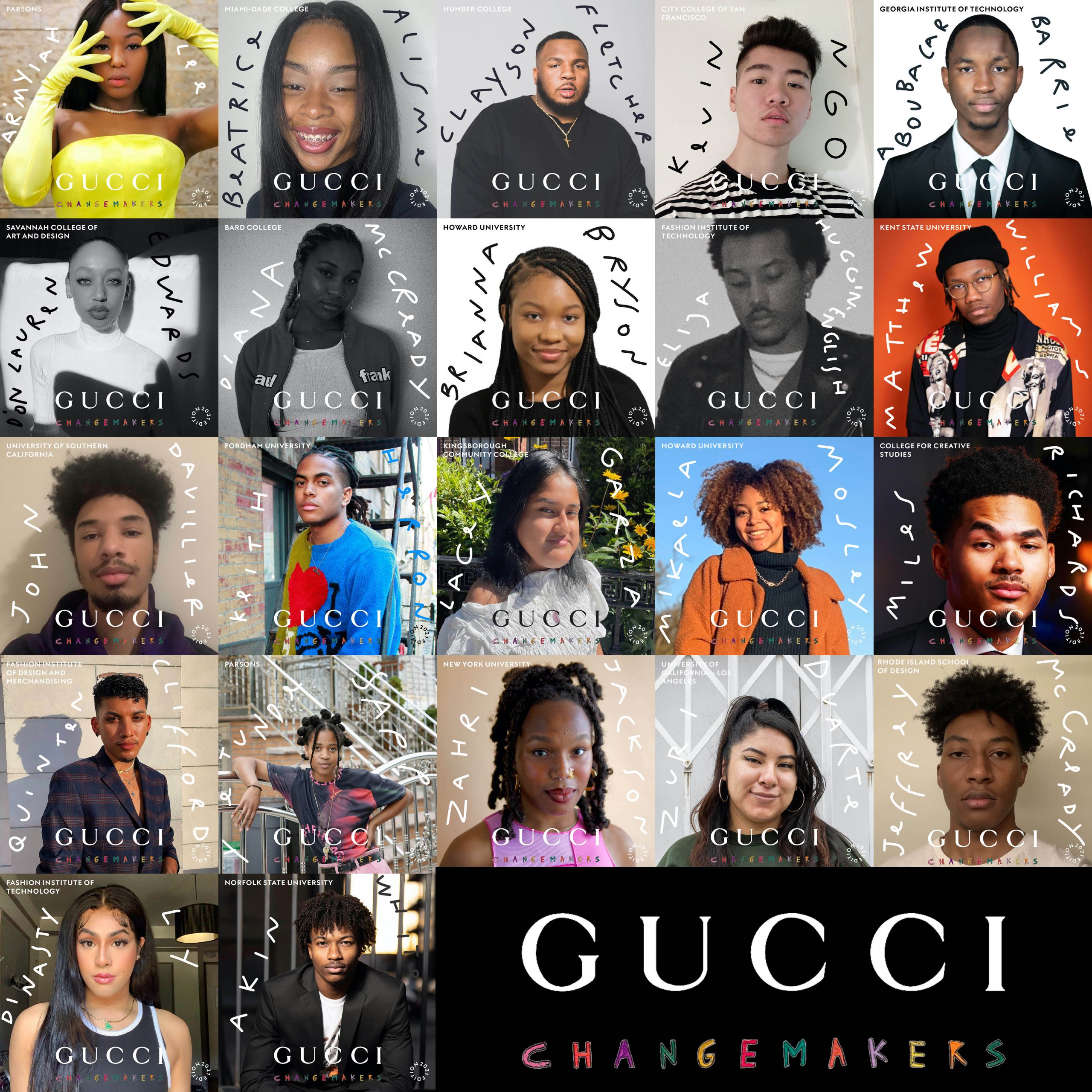 Gucci Announces North America Changemakers Scholars –