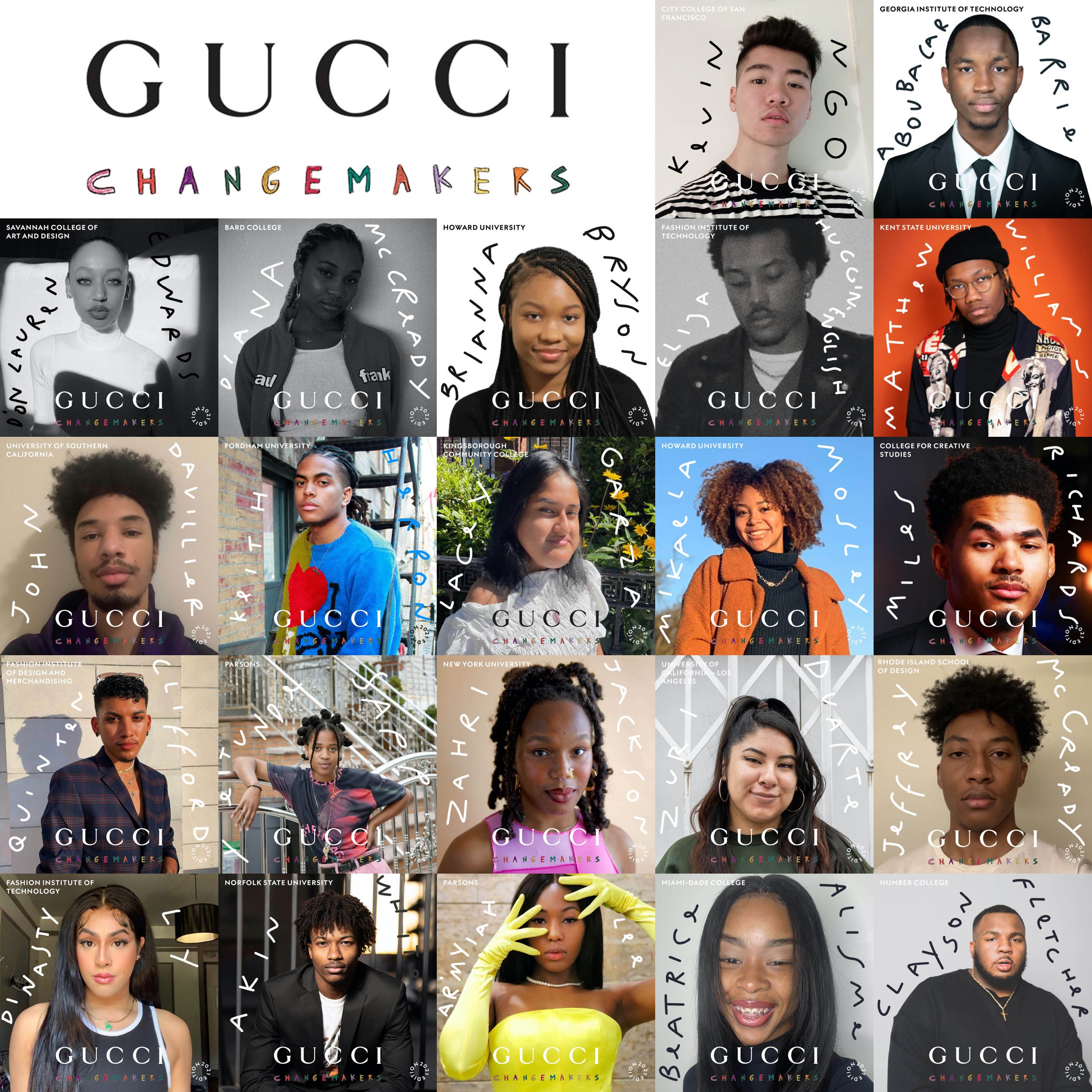 folder Analytiker Bloodstained Gucci Announces 2021 North America Changemakers Scholars – Gucci Equilibrium
